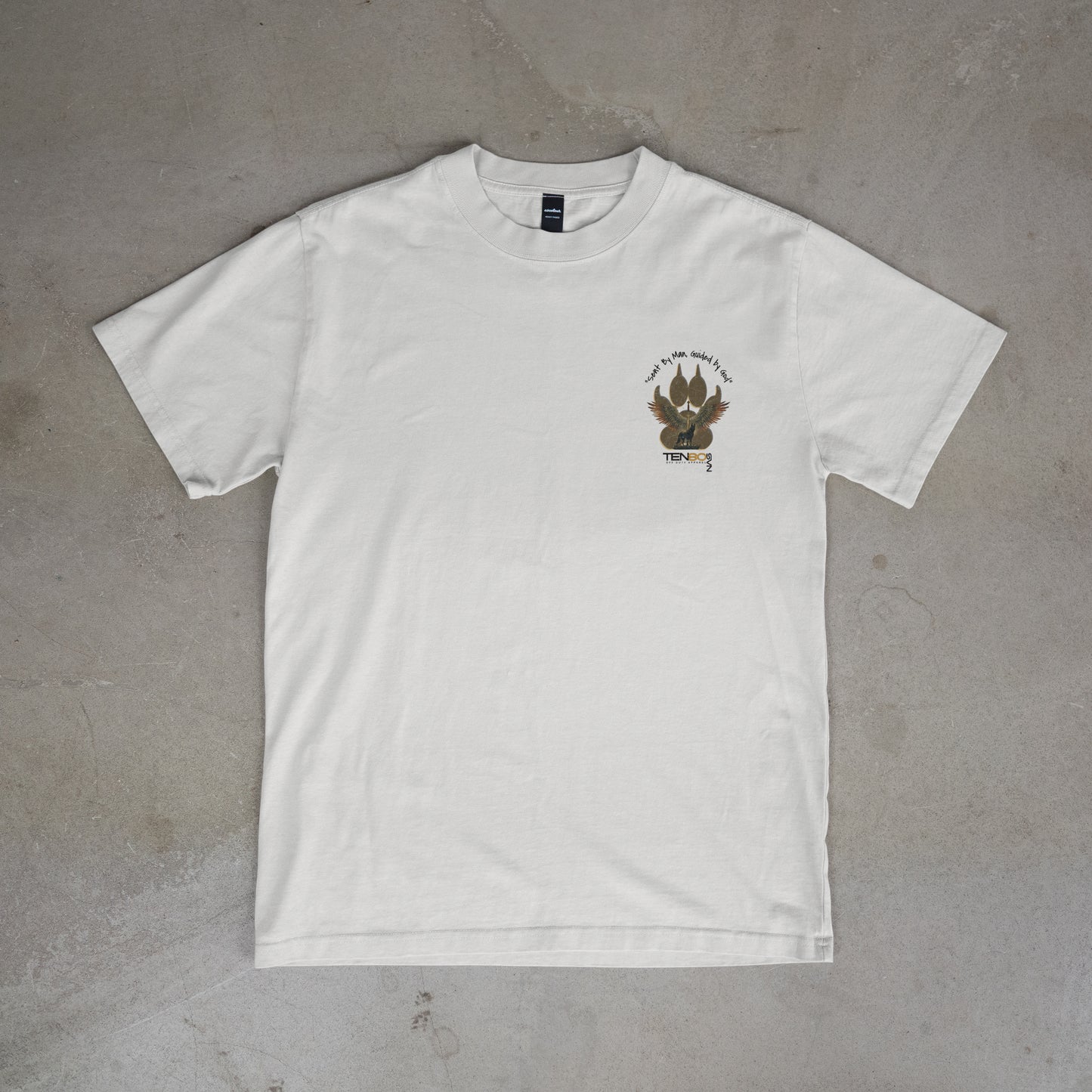 SEND BY MAN GUIDED BY GOD (TEE)