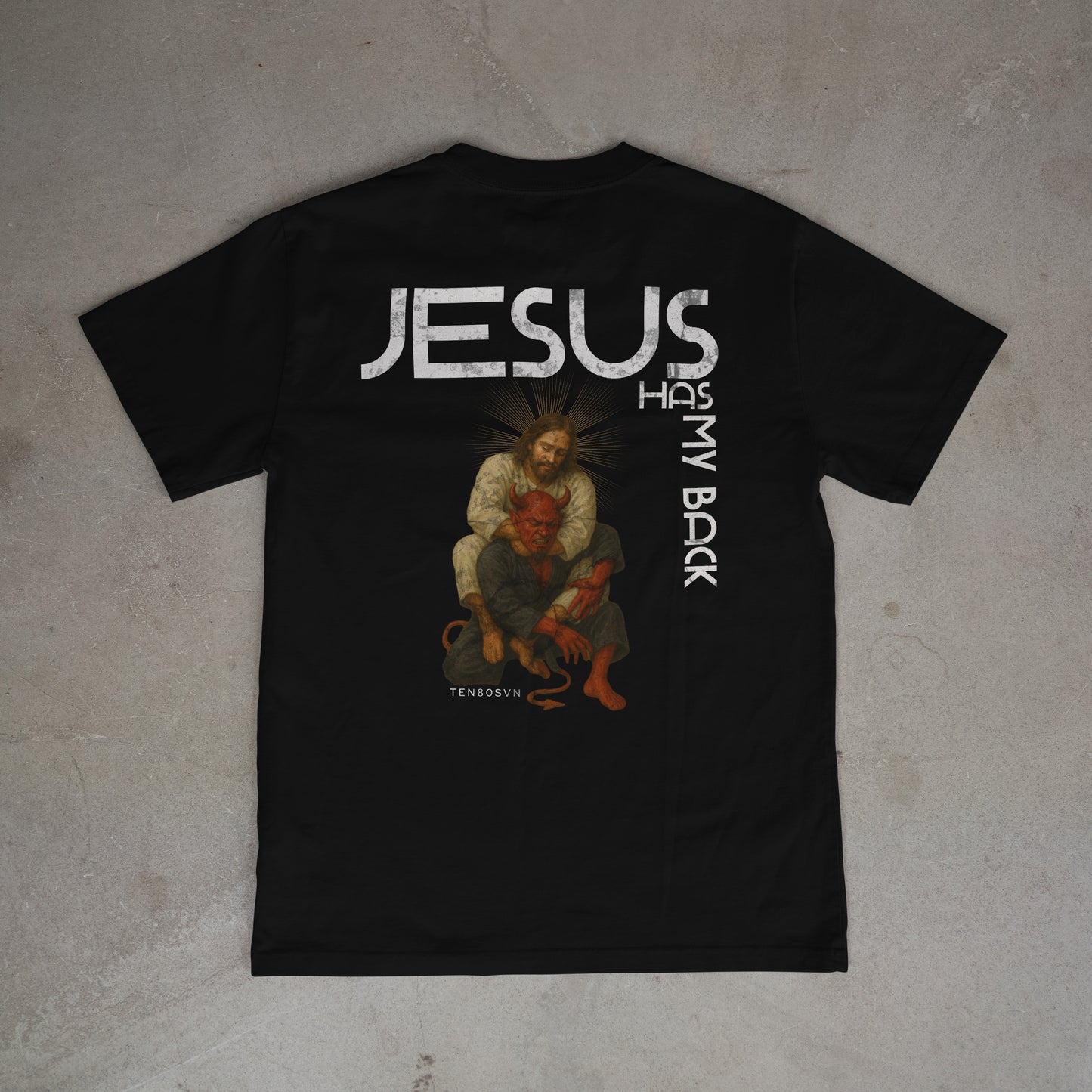 JESUS HAS MY BACK (TEE)