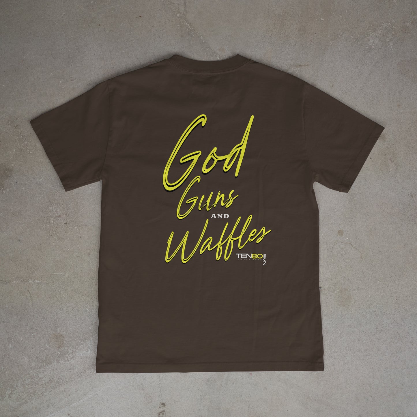 GOD, GUNS AND WAFFLES (TEES)