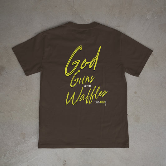 GOD, GUNS AND WAFFLES (TEES)